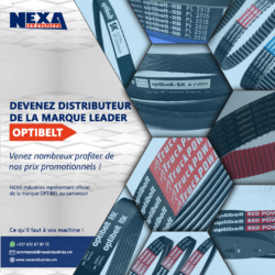 Vendeur de courroie optibelt au cameroun matériel industriel nexa industries