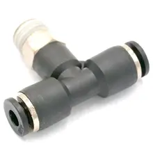 RACCORD ENFICHABLE EN T FILETAGE MALE, 10MM x G1/4" MILIEU, VPC PNEUMATIC NEXA INDUSTRIES CAMEROUN