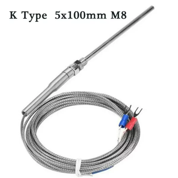 THERMOCOUPLE TYPE K SONDE 5x100MM Tmax 420°C CABLE 2M NEXA INDUSTRIES CAMEROUN