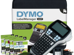 dymo labelmanager 420p set etiqueteuse adapte pour rubans d1 6 mm 9 mm 12 mm 19 mm